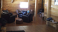Picture of sitting room in main lodge at Spirit Point